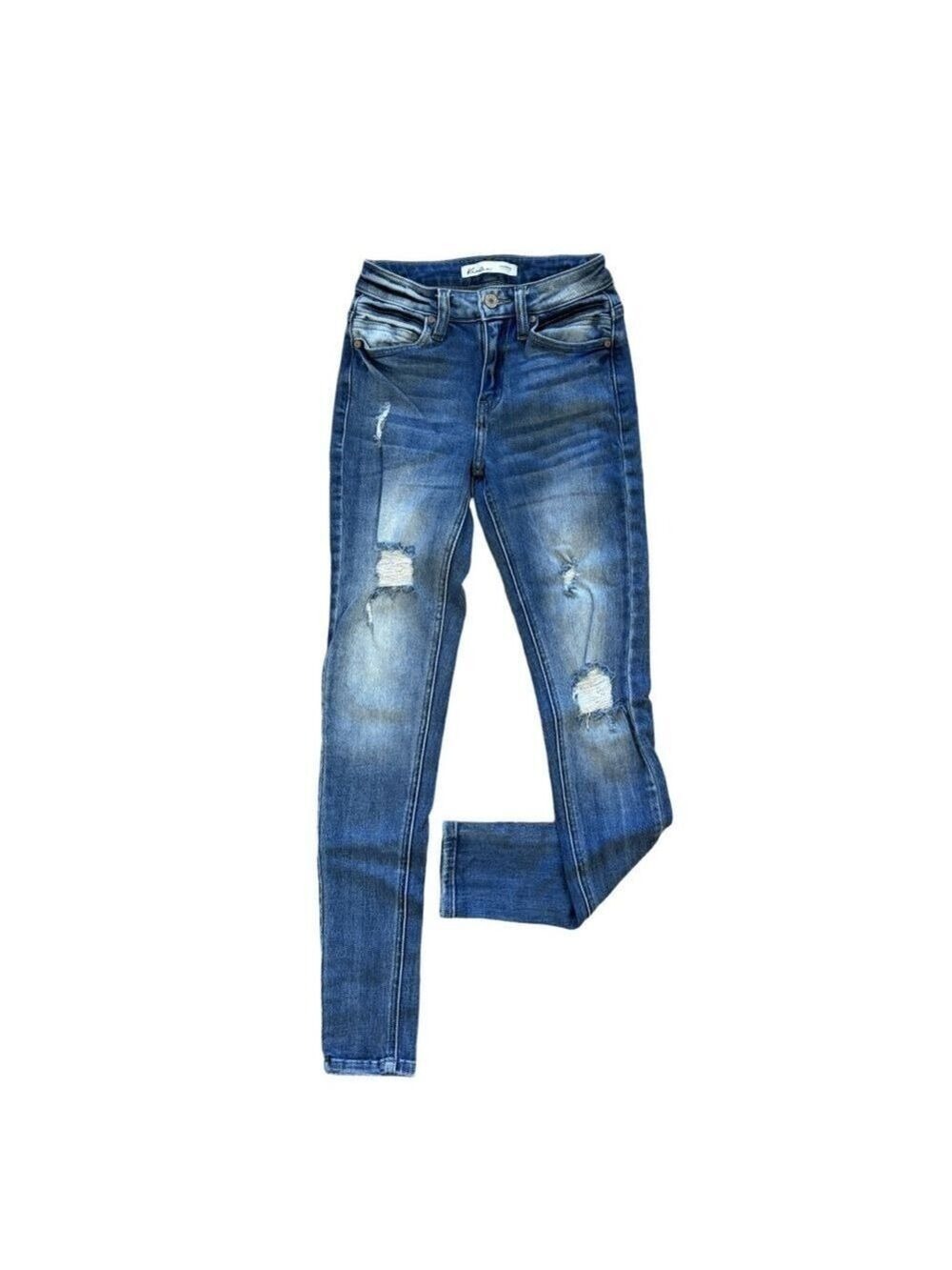 KANCAN Low Rise Skinny Jeans Stretch Denim Size 23